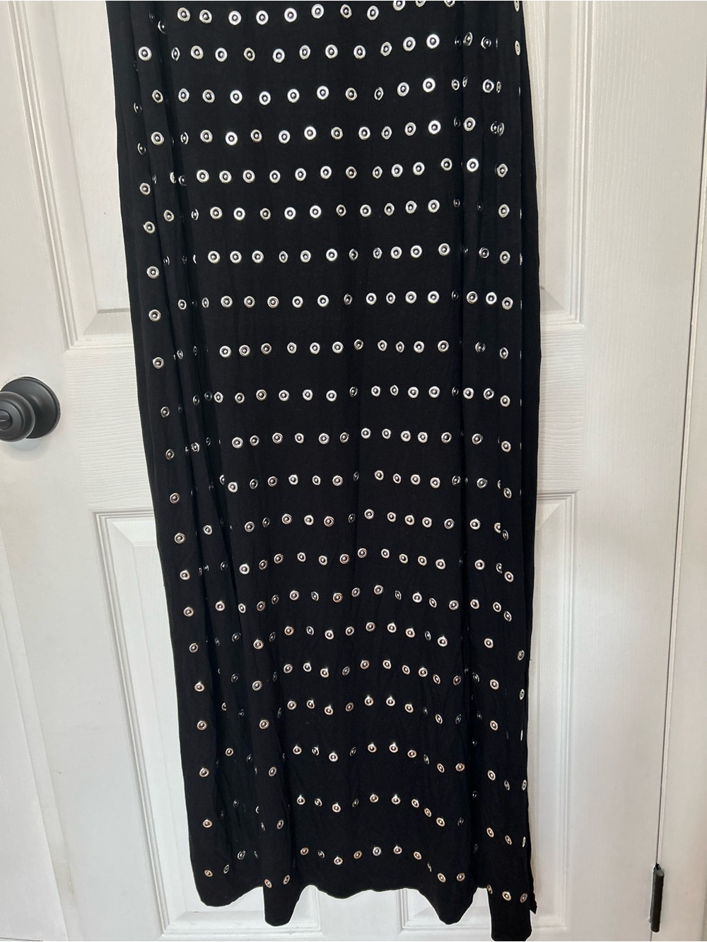 Anthropologie Sleeveless Metallic Knit Slim Midi Dress - Picture 10 of 16